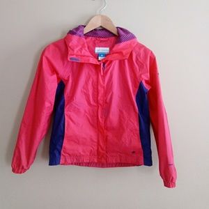 Columbia girl's rain jacket